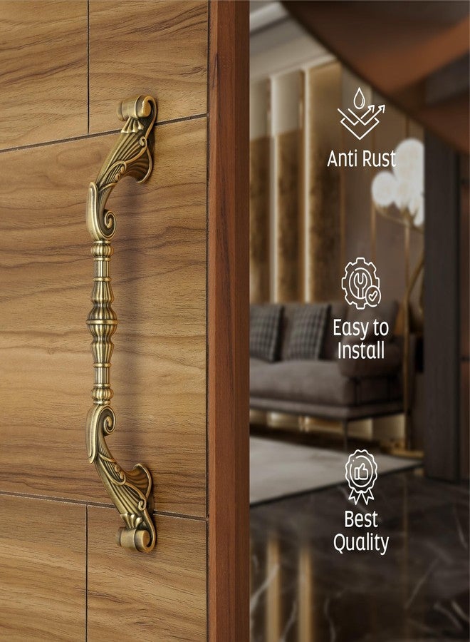 LAPO Dhanush Door Handles for Main Door | Main Door Handle | Wooden & Glass Door Handle(14 Inches-Pack of 1) Antique Finish | 3 Years Warranty - Image 4